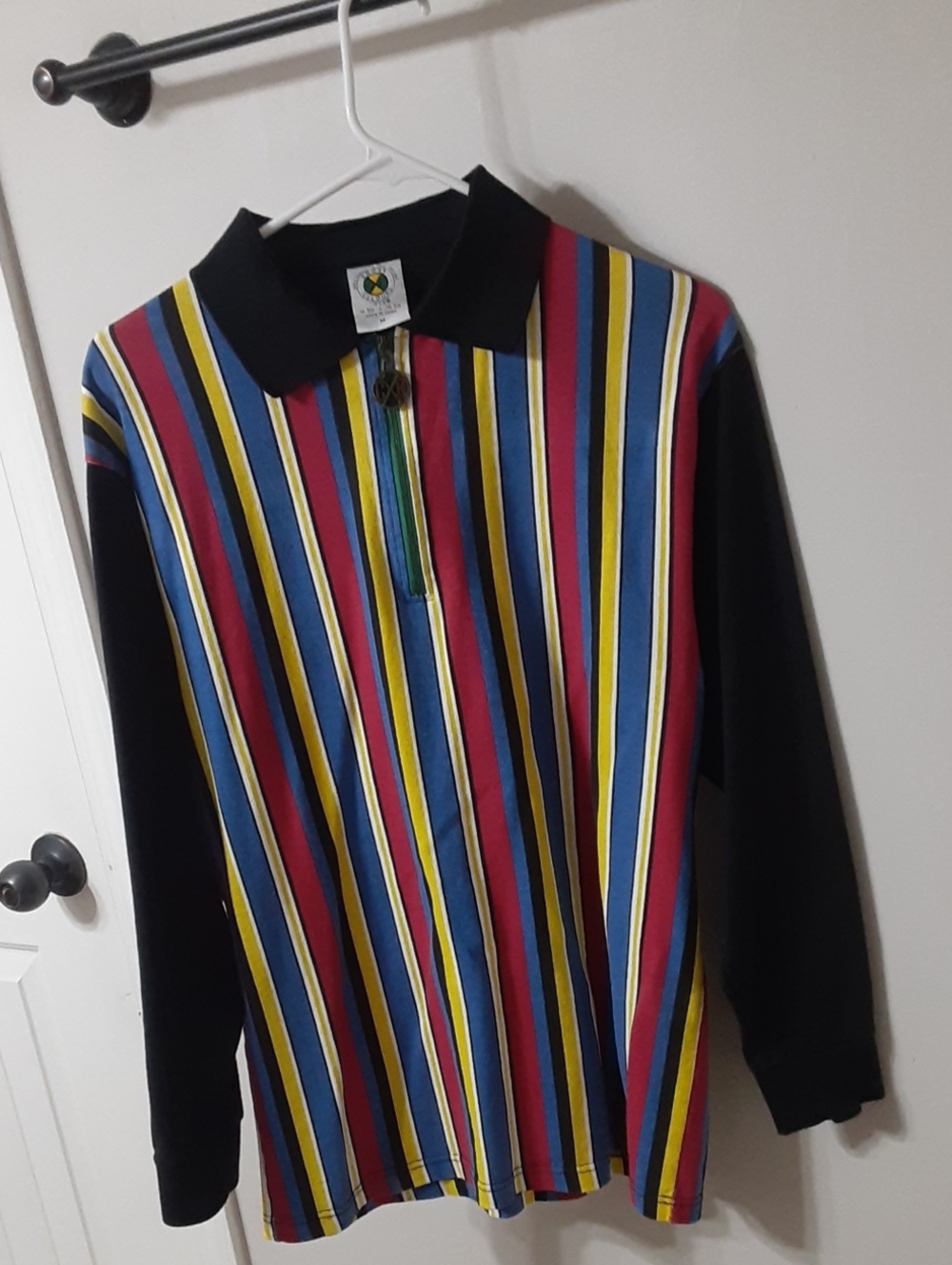 Vintage 90s Cross Colours Zip Up Shirt Tupac
